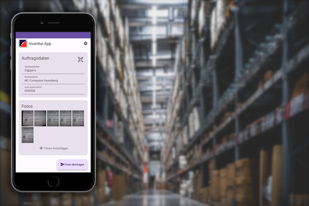 Inventur-App: QR-Code-Scanning für die Kommissionierung